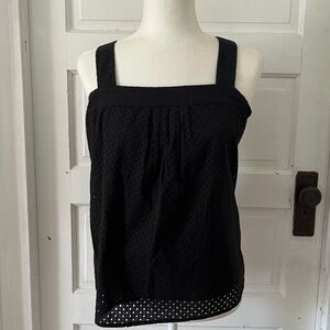 Theory | 100% Cotton Eyelet Tank Top